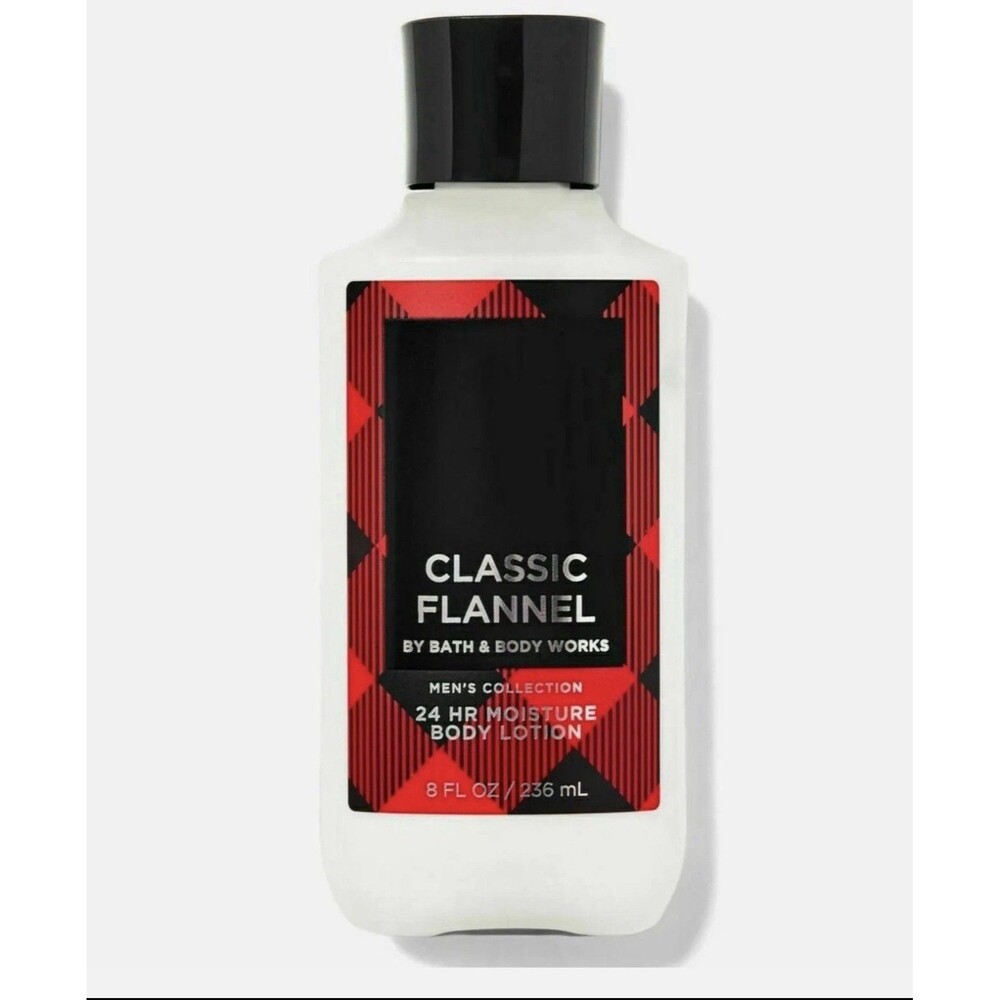 Bath and Body Works CLASSIC FLANNEL Men's body lotion 8 oz NEW